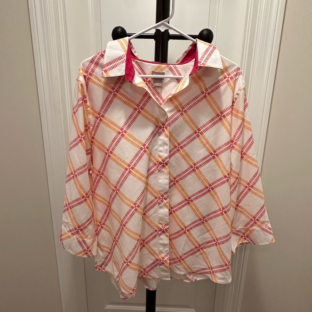 NWT Chicos Button Down Blouse